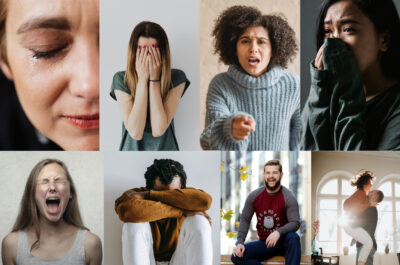 emotions collage